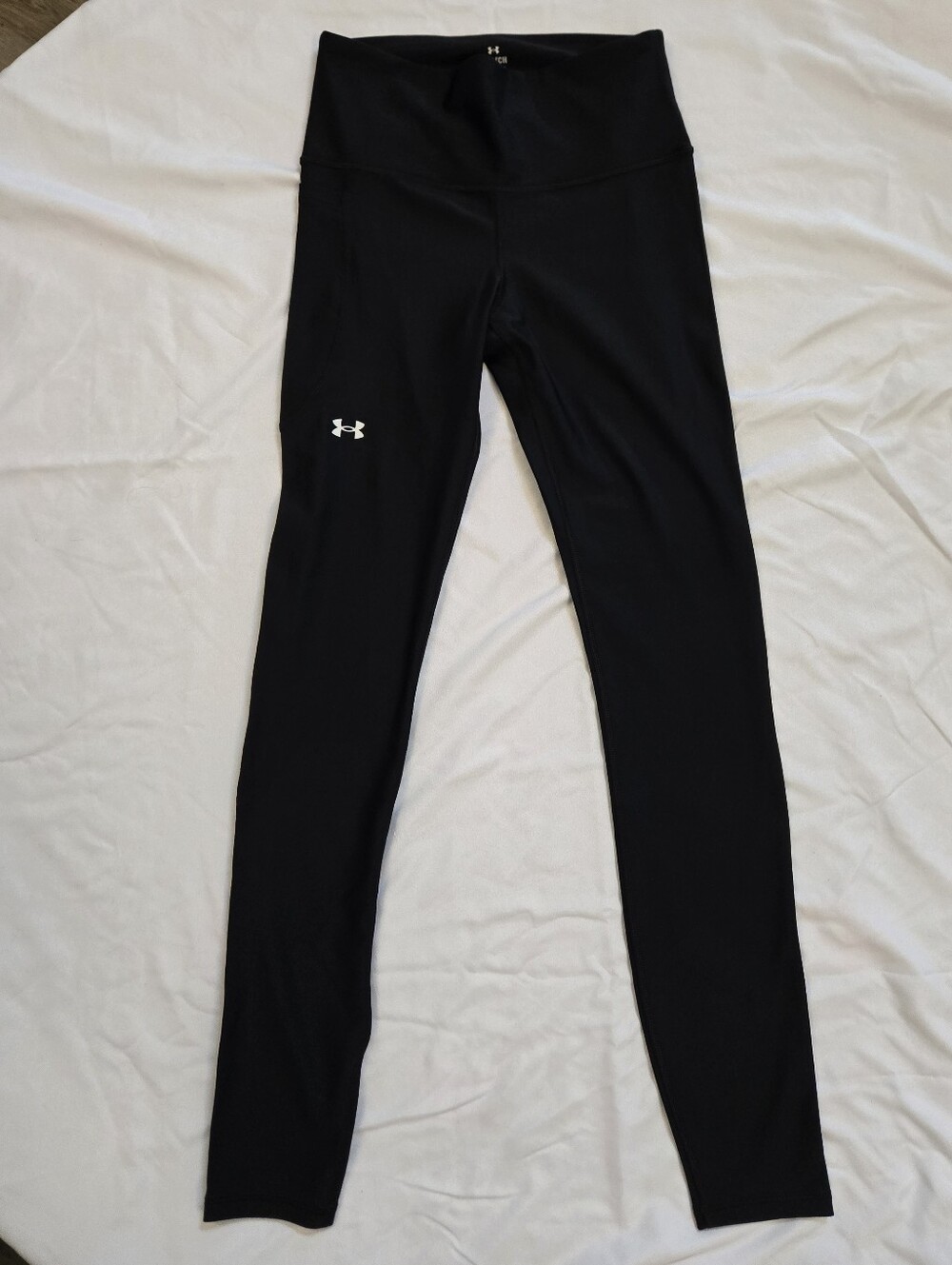 Under Armour Black High-Waist Performance Compression Track Tights